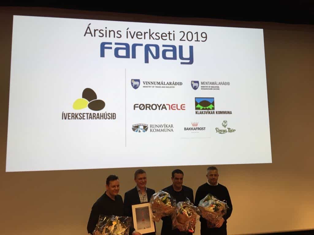 FarPay fekk heiðurin sum Ársins Íverksetari 2019