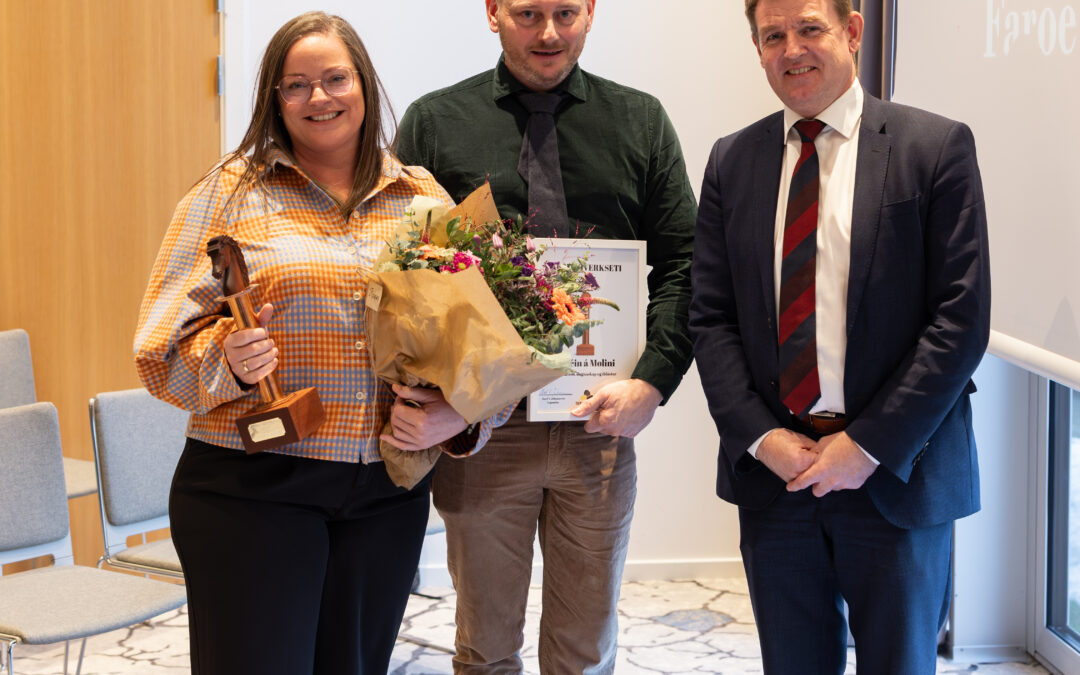 Caféin á Mølini fekk heiðurin sum Ársins íverkseti 2025